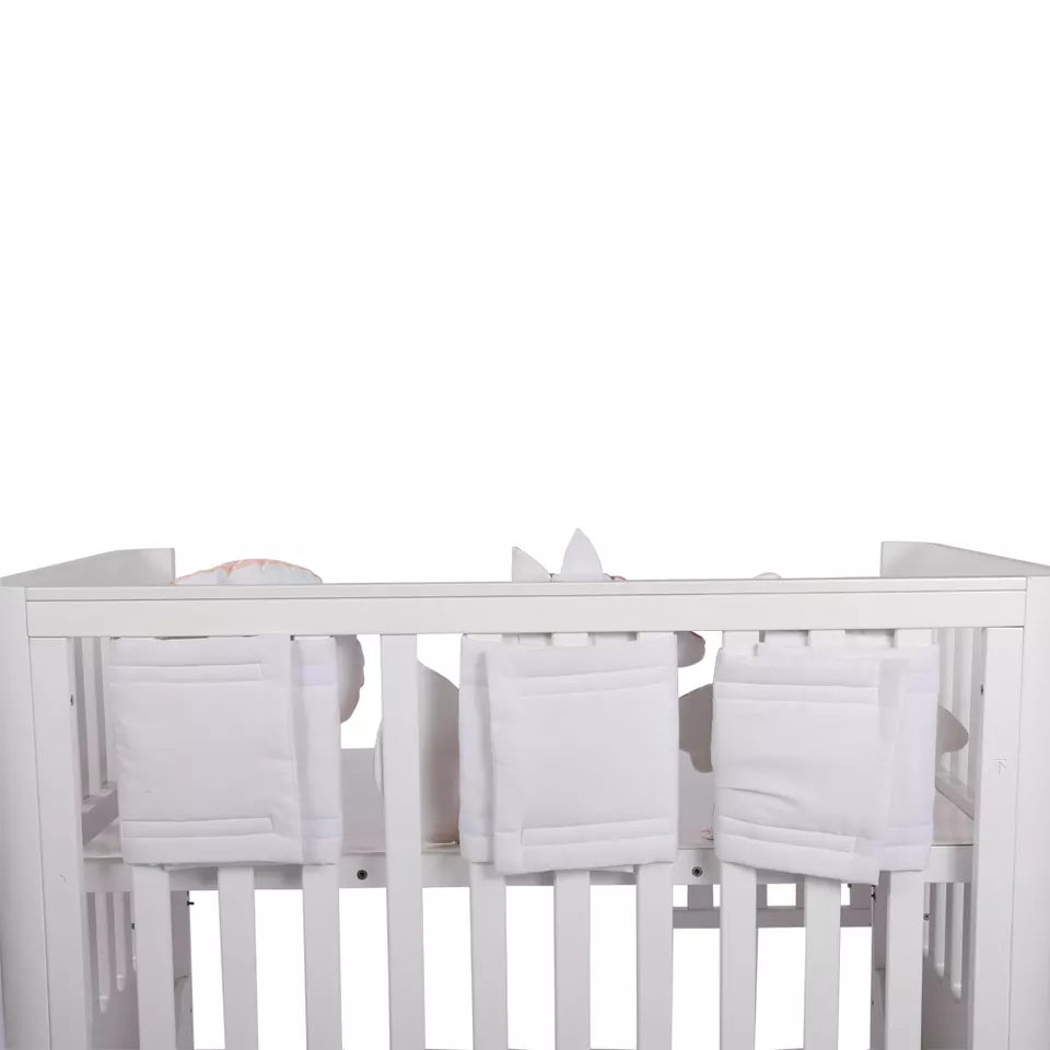 Unique Design Hot Sale Oem Odm Crib Bumper Twist Safe Mini Baby Four Strand Bumpers In The Crib