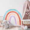Boho Rainbow Wall Decal For Kid Room Wall Art Sticker Peel And Stick Wall Decals for Kids Room Nursery