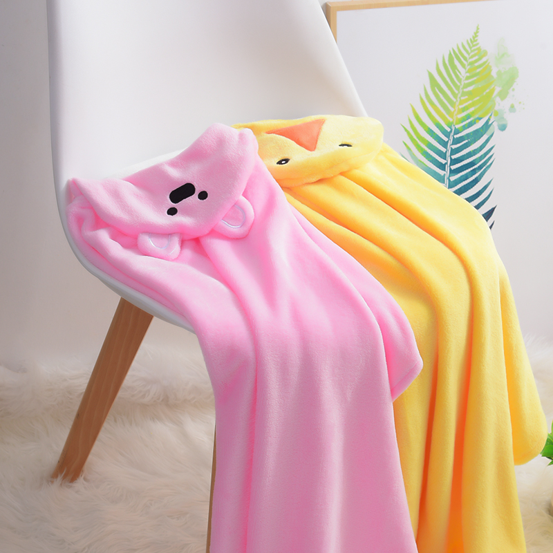 Velvet Soft 100% Blanket Sweat Rapping Hooded Cloth 6Pcs Baby Bath Towels Set Wholesale