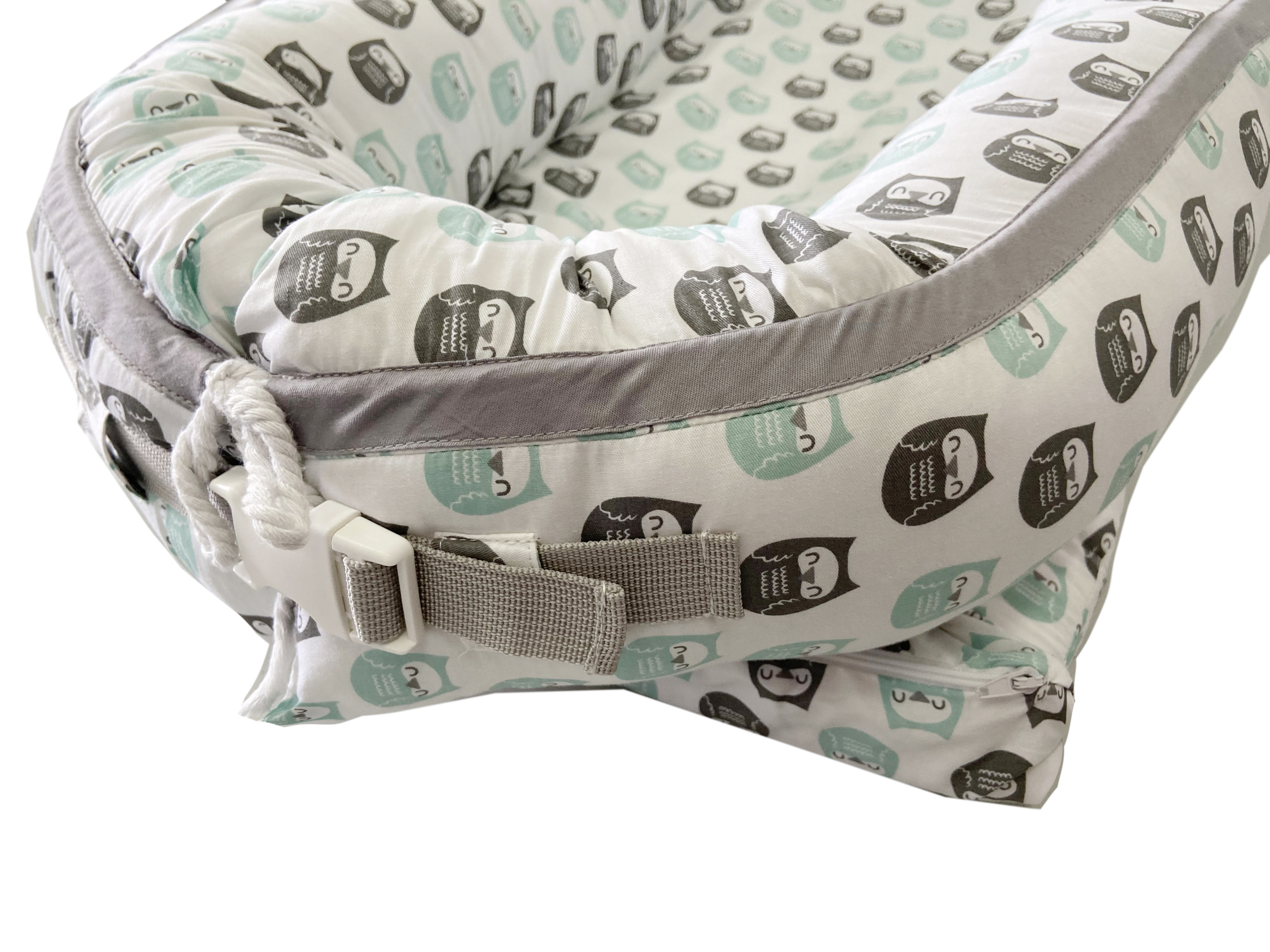  Baby Nest Lounger Co-Sleeping Newborn 100% Soft Cotton Breathable Portable Crib