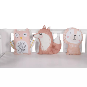 Unique Design Hot Sale Oem Odm Crib Bumper Twist Safe Mini Baby Four Strand Bumpers In The Crib