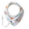 Wholesale Toddlers Washable Double Layers New 100% Cotton Baby Adjustable Bib