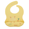 2022 Hot Selling Silicone Animal Baby Bibs For Babies And Toddlers Waterproof Adjustable Soft Extra Wide Food Catcher Pocket