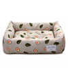 Luxury Square Pet 2pcs set Cushion dog nest cat mat Anti slip durable double side Puppy Nest