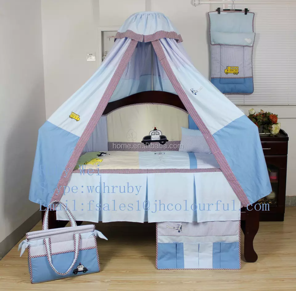 100% Cotton Baby Bed Canopy Kids Play Tent Mosquito Net Cot Baby Bed Canopy