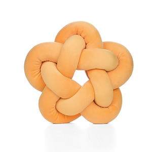 Home Decoration Star Shape Knotted Pillow Cushion Supplier